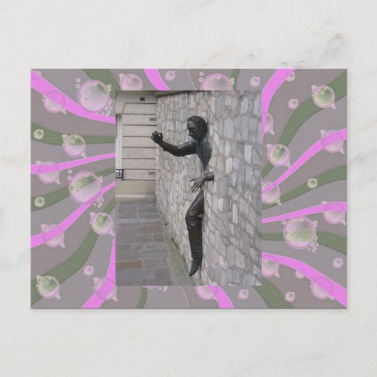 Carte postale Homme à Paris (Devant)