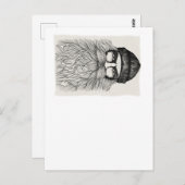 Carte Postale Homme à poil (Devant / Derrière)