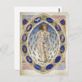 Carte Postale Homme anatomique, Les Tr? s Riches Heures du duc d (Devant / Derrière)