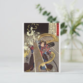 Carte Postale Homme confrontant l'apparition de déesse de Fox (Debout devant)