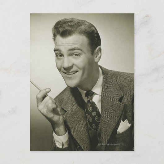 Carte Postale Homme d'affaires (Devant)