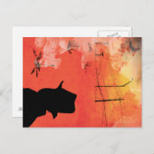 Carte Postale homme de l'ombre (Devant / Derrière)