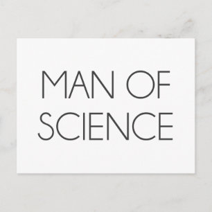 Carte Postale Homme de science