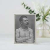 Carte Postale Homme de tatouage victorien (Debout devant)