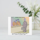 Carte Postale Homme de vente cri par Rick London Funny (Debout devant)