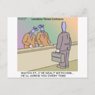Carte Postale Homme de vente cri par Rick London Funny