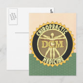 Carte Postale Homme de Vitruve DCM (Devant / Derrière)