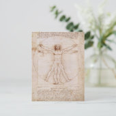 Carte Postale Homme de Vitruvian (Debout devant)