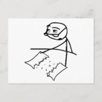 Homme Déchirure de Journal