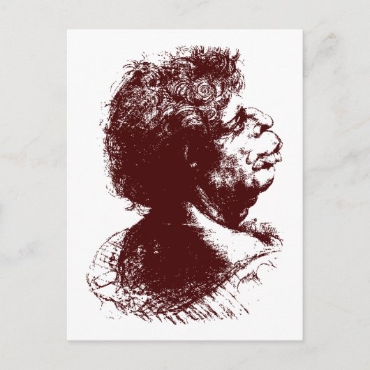 Carte Postale homme grotesque (Devant)