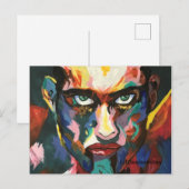 Carte Postale Homme intense (Devant / Derrière)