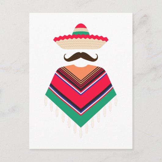 Carte Postale Homme mexicain (Devant)