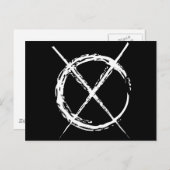 Carte Postale Homme mince (Devant / Derrière)