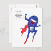 Carte Postale Homme Mitochondrie (Devant / Derrière)