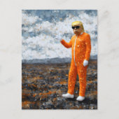 Carte Postale Homme Orange Trump (Devant)
