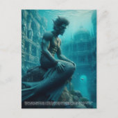 Carte Postale Homme-poisson (Devant)