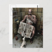 Carte Postale homme sale (Devant / Derrière)