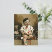 Carte Postale Homme sans esprit zombie Merch (Debout devant)