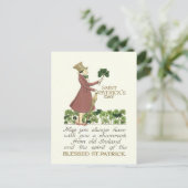 Carte Postale Homme Shamrock Shillelagh (Debout devant)