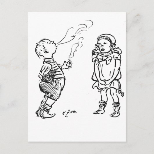 Carte Postale Homme typique (Devant)