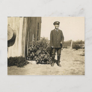 CARTE POSTALE HOMME UNIFORME N° 27