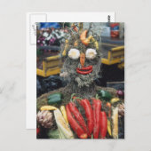 Carte postale Homme végétal (Devant / Derrière)