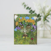 Carte Postale Homme vert (Debout devant)