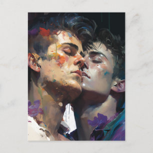 Carte postale Hommes amoureux