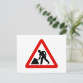 Carte Postale Hommes au travail (Debout devant)