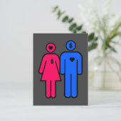 Carte Postale Hommes et femmes (Debout devant)
