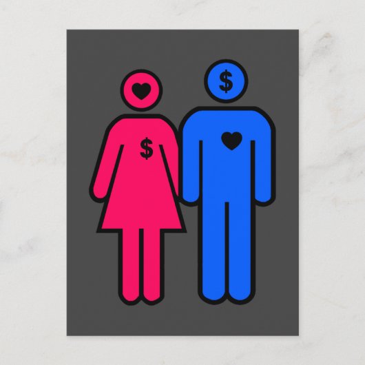 Carte Postale Hommes et femmes (Devant)