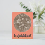 Carte postale Hommes Félicitations Fête de toast v (Debout devant)