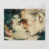 Carte Postale Hommes gays s'embrassent mutuellement la beauté de (Devant)