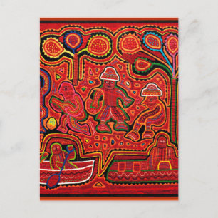 Carte Postale Hommes indiens cunas à Cayucos