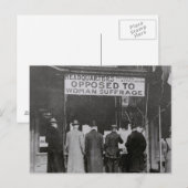 Carte Postale Hommes vieux en colère - Vintage (Devant / Derrière)