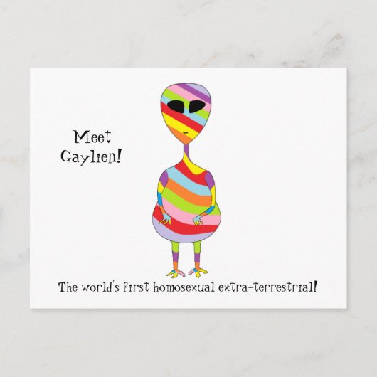 Carte Postale Homo-Aliénus (Devant)