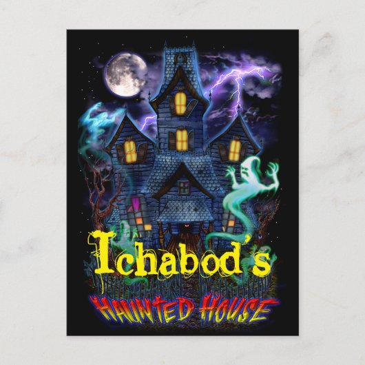 Carte postale Homologuée House Ghosts (Devant)