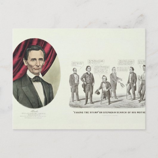 Carte Postale Hon. Abraham Lincoln (Devant)