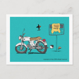 Carte Postale honda sur la plage