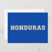 Carte Postale Honduras (Devant / Derrière)