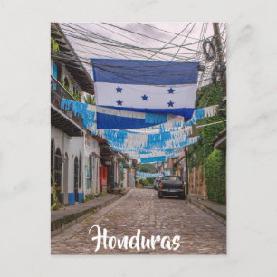 Carte Postale Honduras, Drapeau