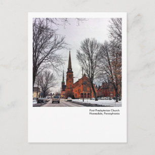 Carte Postale Honesdale, PA Post Card-First Presbyterian Church