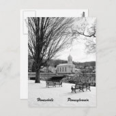 Carte postale Honesdale Pennsylvania (Devant / Derrière)