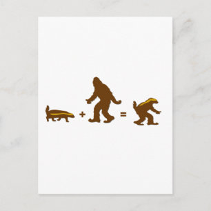 Carte Postale Honey Badger Sasquatch Hybrid