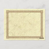 Carte postale Honey Bear (Dos)