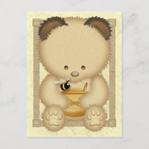 Carte postale Honey Bear