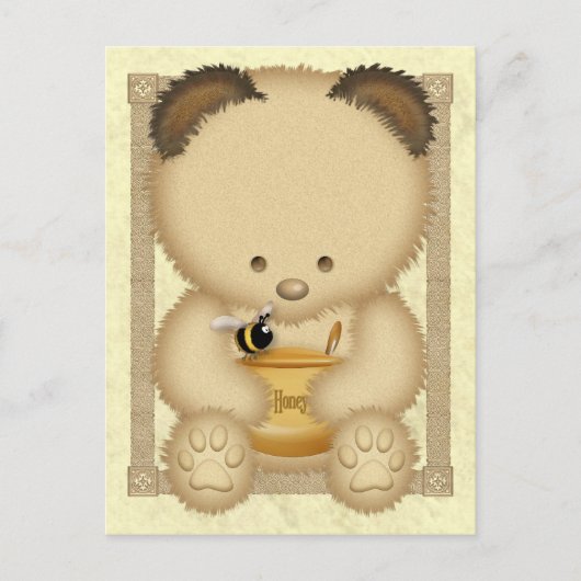 Carte postale Honey Bear (Devant)
