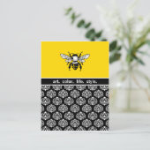 Carte Postale Honey Bee Custom (Debout devant)