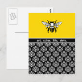 Carte Postale Honey Bee Custom (Devant / Derrière)