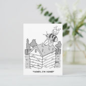 Carte Postale Honey Bee revient à sa ruche (Debout devant)